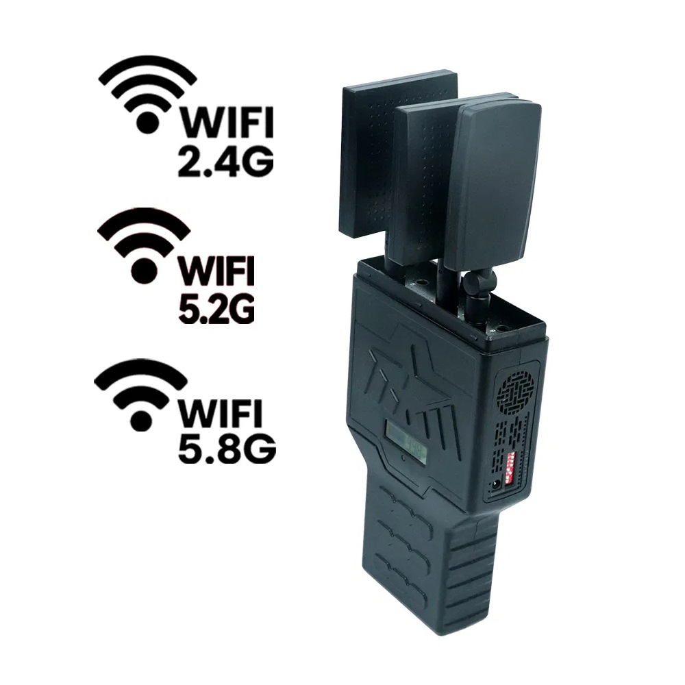 Triple-band wireless signal jammers with 12W output