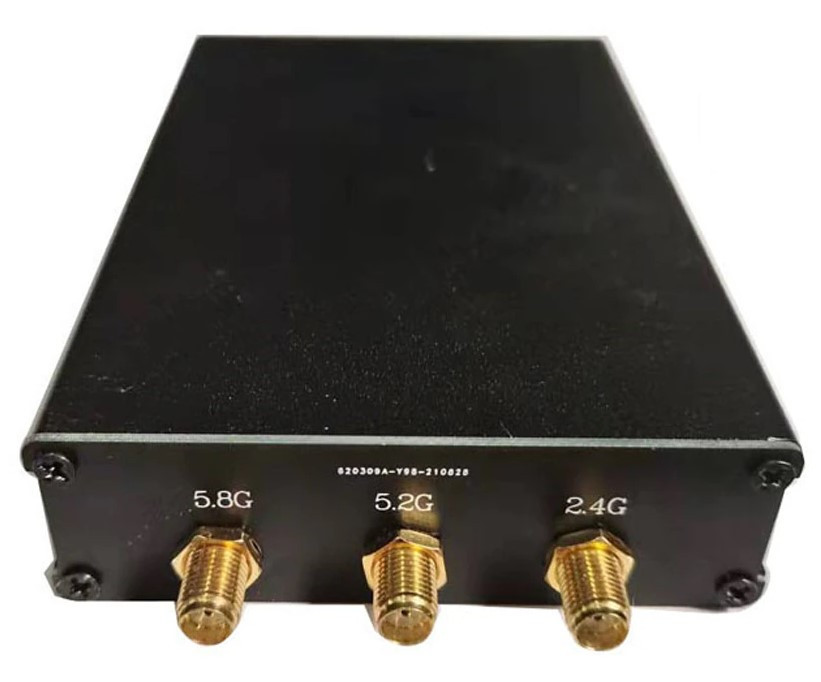 Portable WiFi jammer with USB-A emergency power output