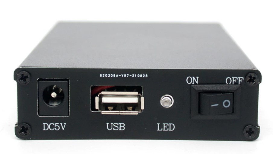 Wireless signal jammer with LED status indicator and power switch