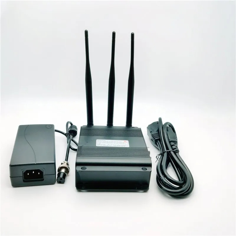Stationary WiFi jamming device with 3 Bands