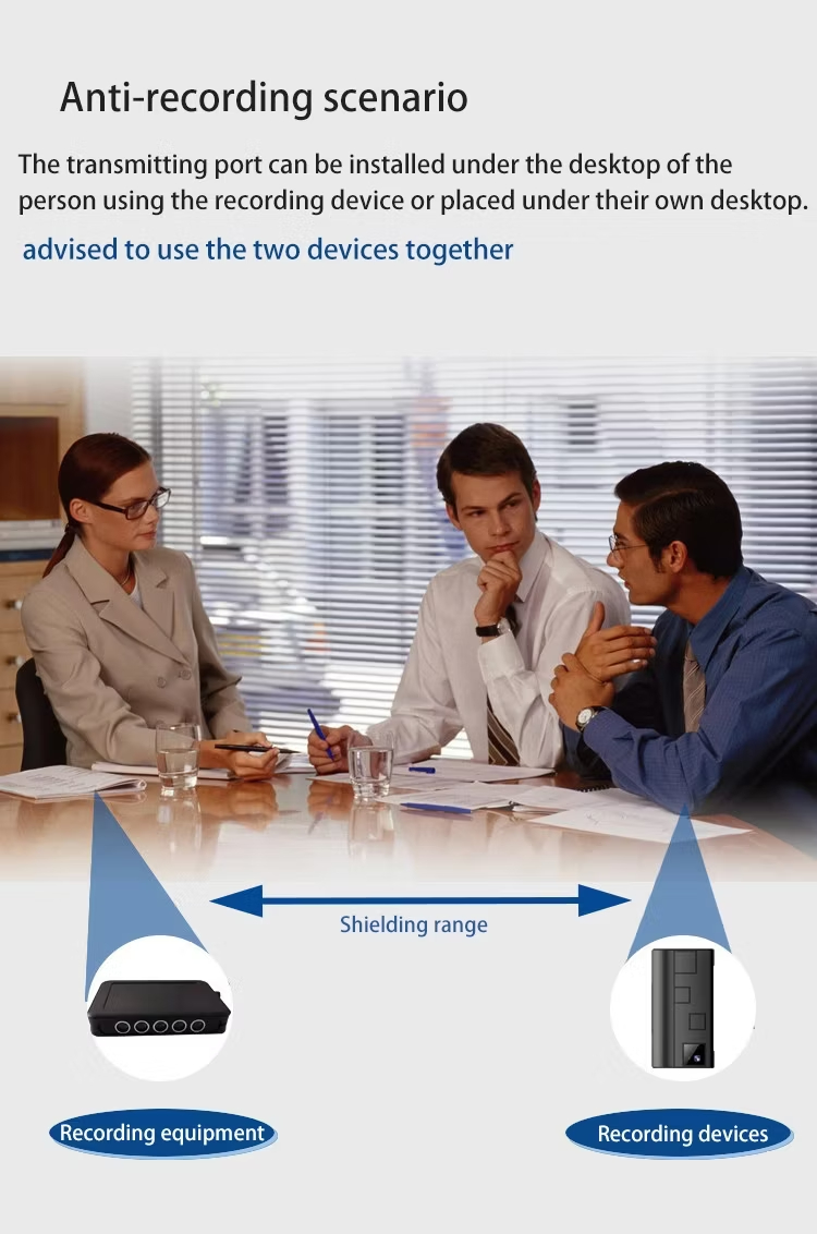 anti eavesdropping jammer for conference table use
