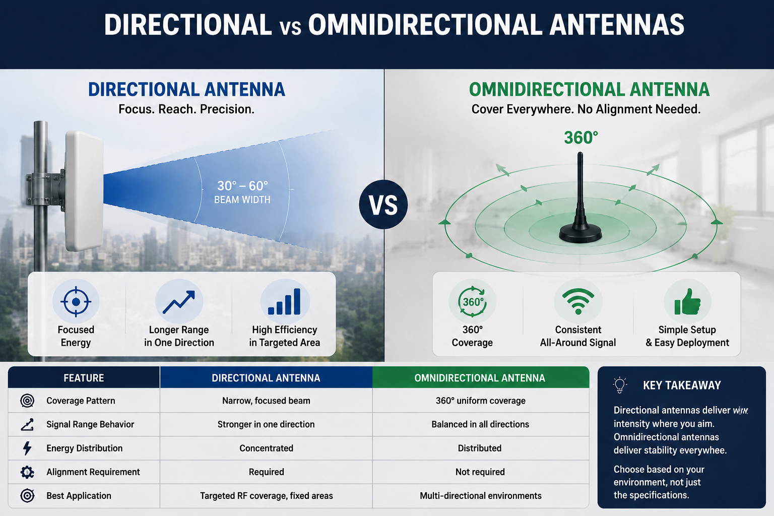 Directional vs Omnidirectional Antenna in Signal Jammers: Key Differences Explained