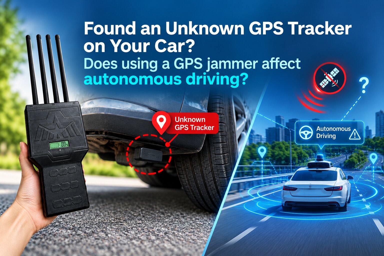 Can a GPS Signal Blocker Make a Self-Driving Car Lose Its Sense of Direction