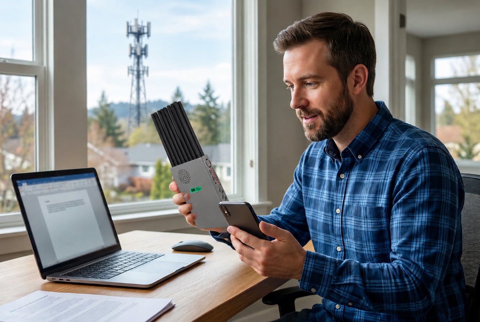 How Does Cell Tower Distance Affect Mobile Phone Blocker Range