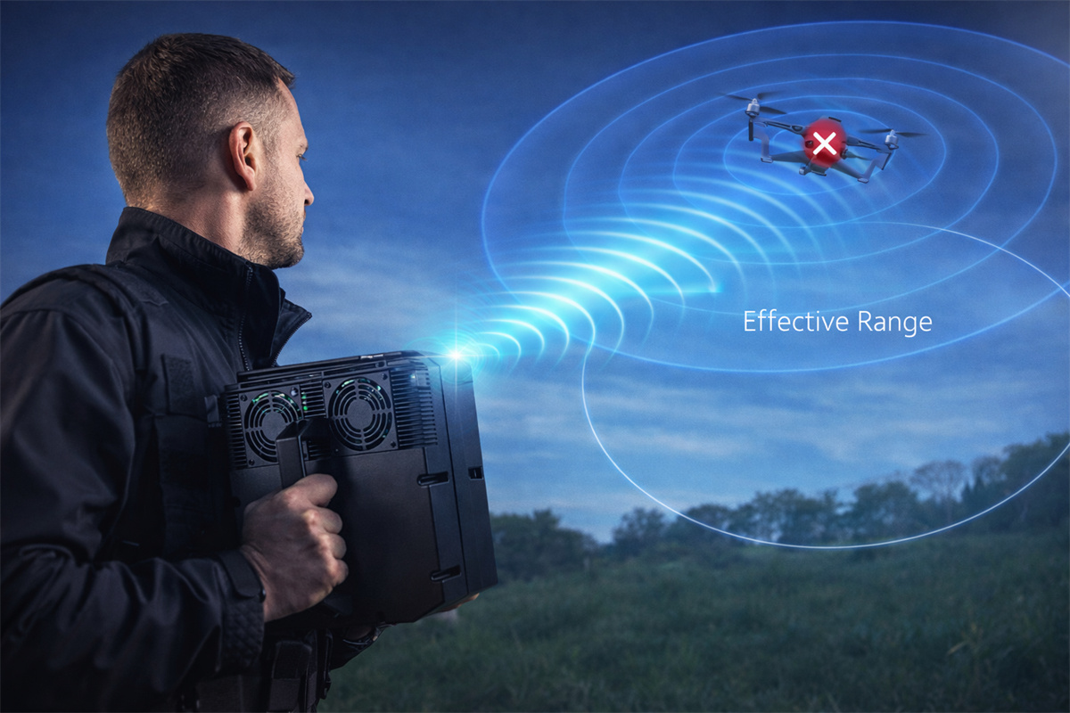 How Far Can a Anti FPV Drone Jammer Really Work