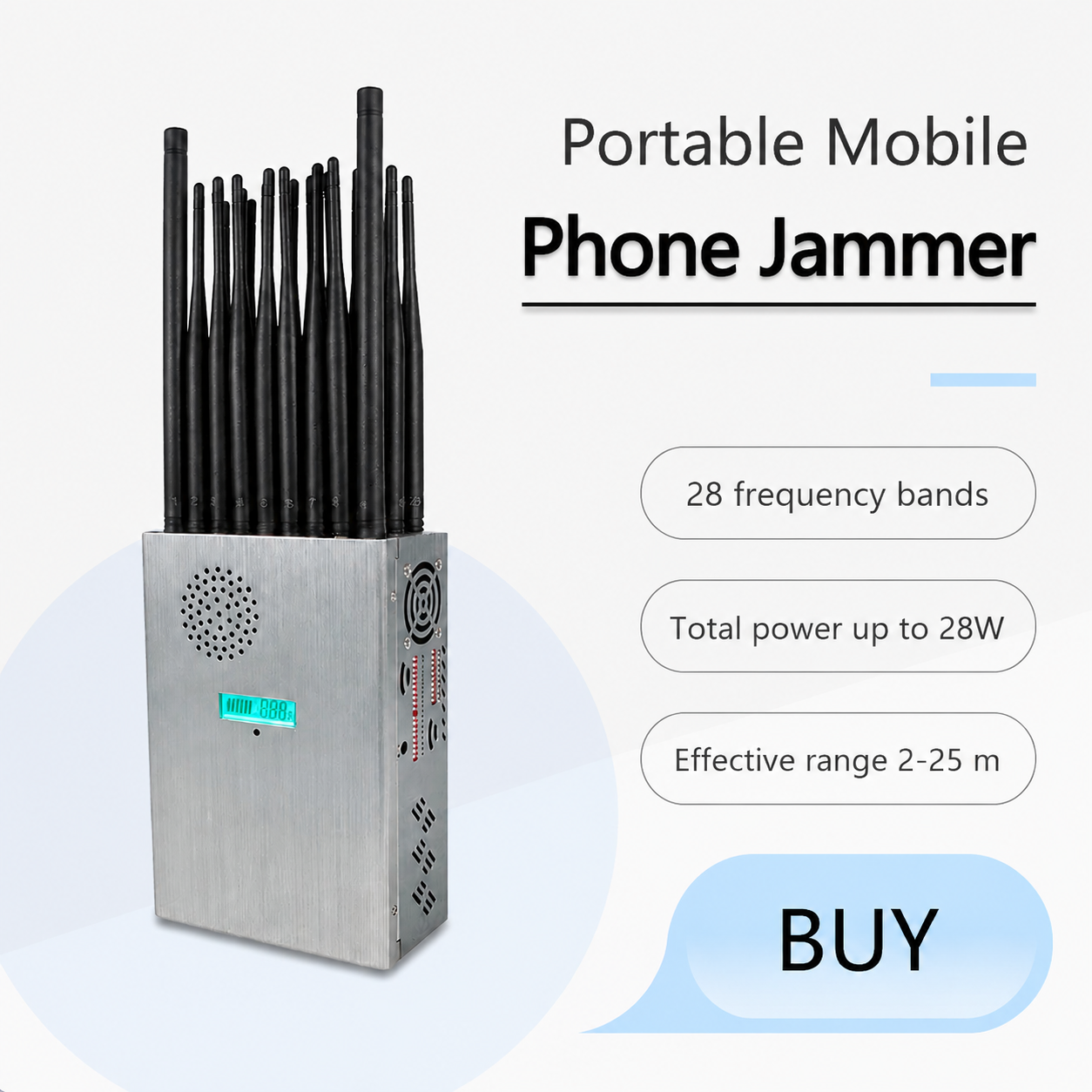 portable worldwide all in one cell phone Jammer